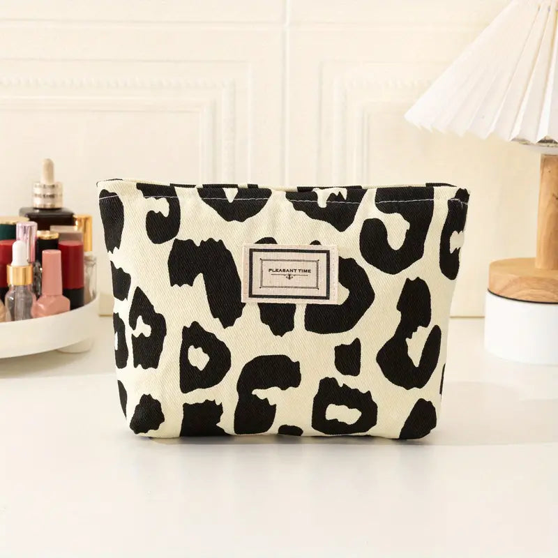 Leopard Pattern Cosmetic Bag