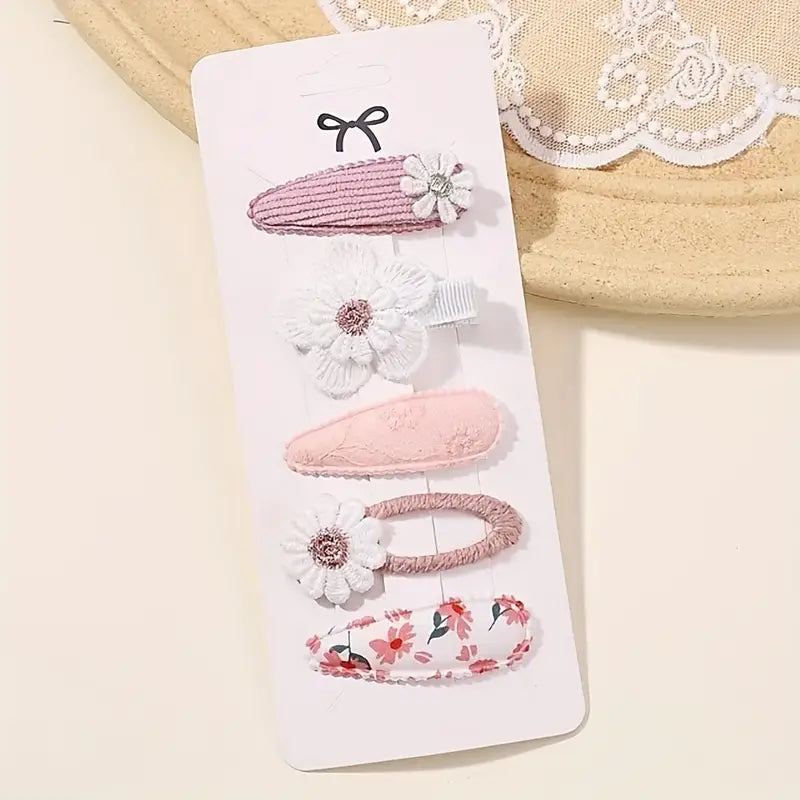 The Florence Hair Clip set - 5Pc