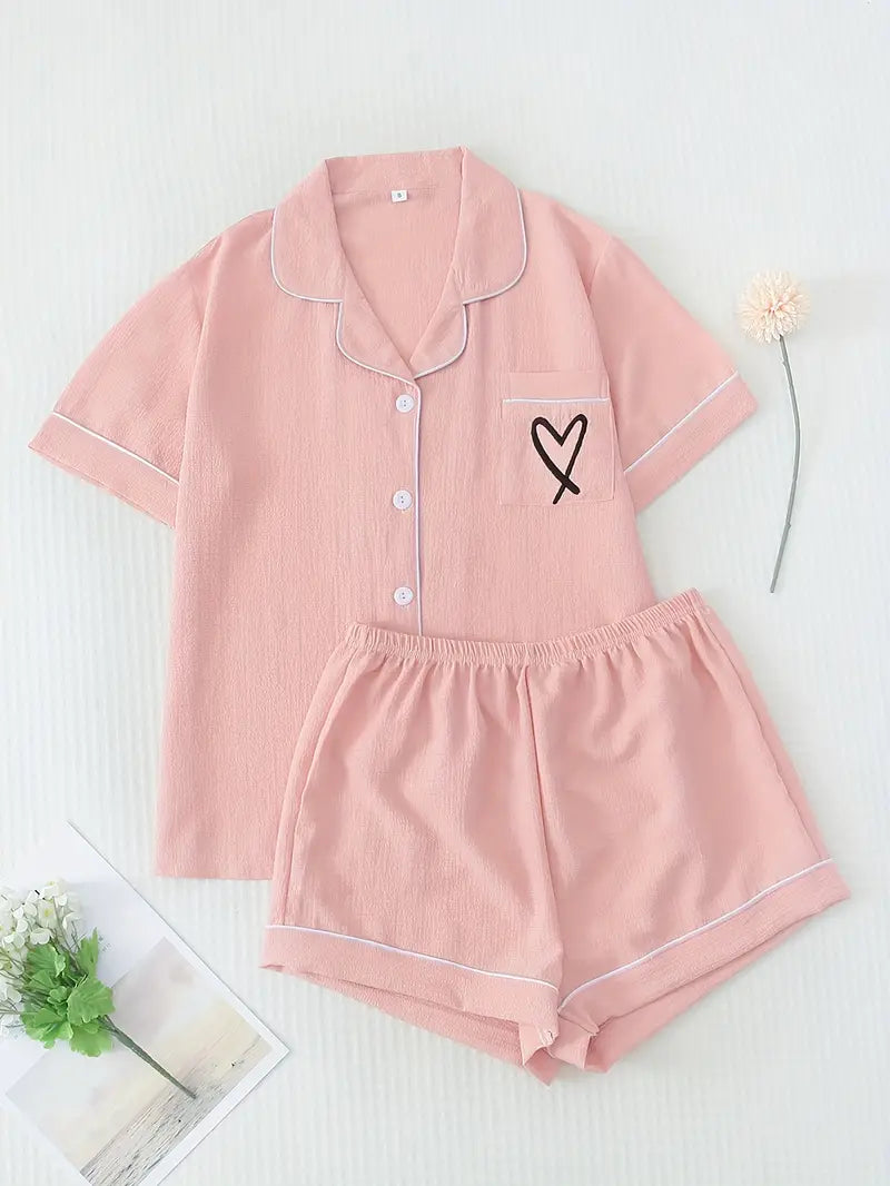 Heart Pajama Set