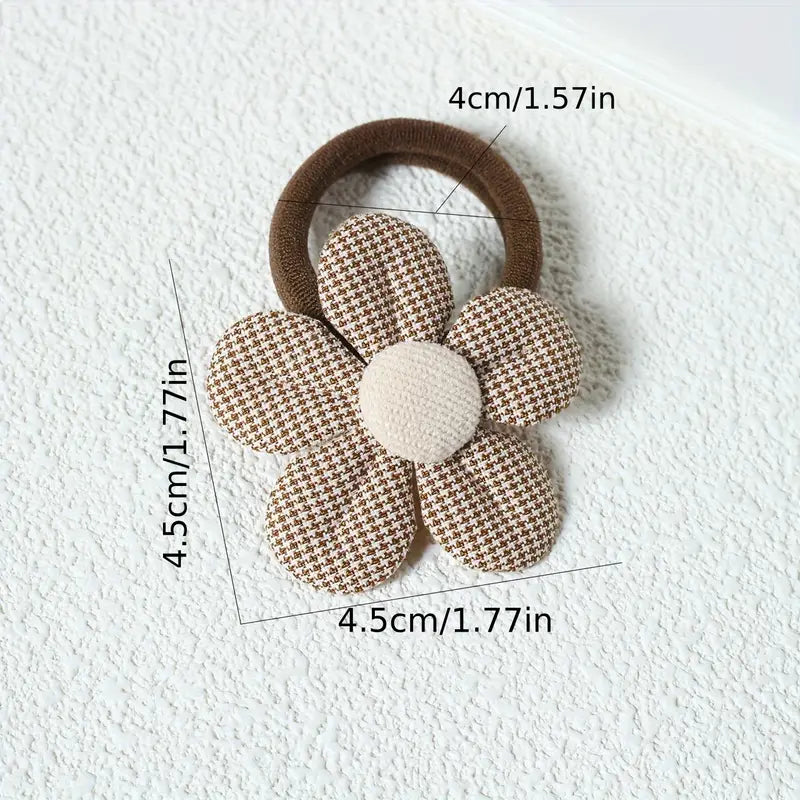 Flower Head Band - 4pc