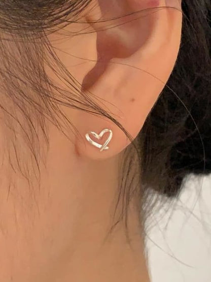 Heart Stud earrings