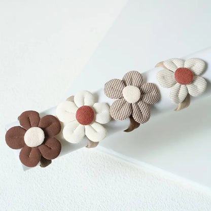 Flower Head Band - 4pc