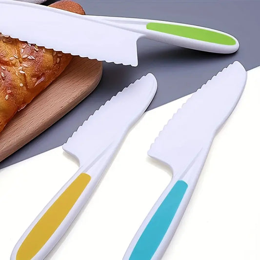 Kids plastic Knife set of 3